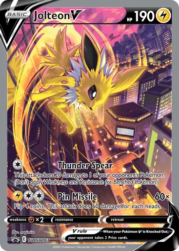Jolteon V SWSH183 SWSH Black Star Promos