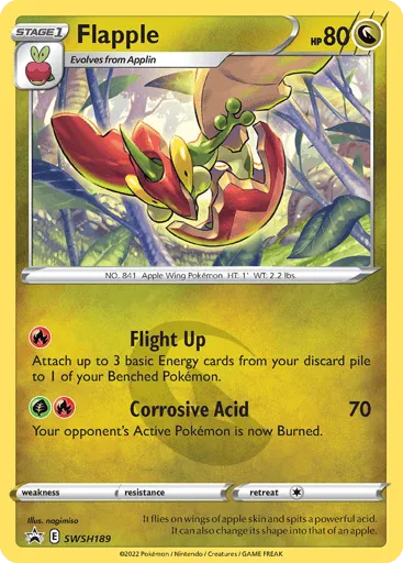 Flapple SWSH189 SWSH Black Star Promos
