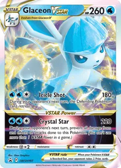 Glaceon VSTAR SWSH197 SWSH Black Star Promos
