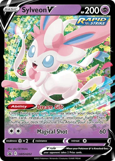 Sylveon V SWSH202 SWSH Black Star Promos