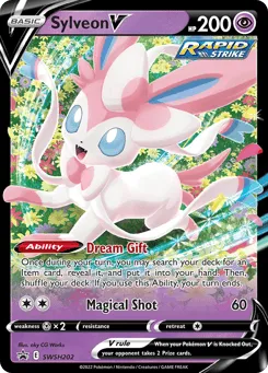 Sylveon V SWSH202 SWSH Black Star Promos