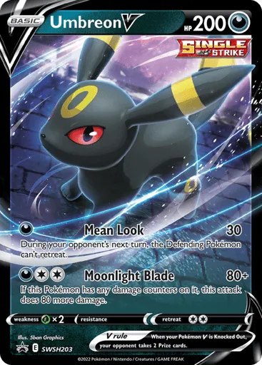 Umbreon V SWSH203 SWSH Black Star Promos