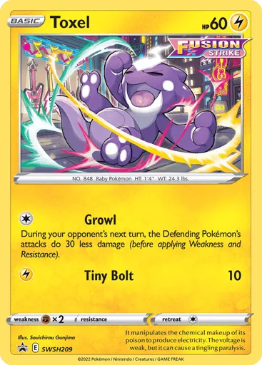 Toxel SWSH209 SWSH Black Star Promos