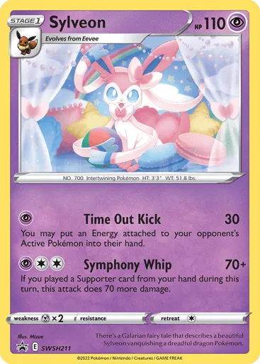 Sylveon SWSH211 SWSH Black Star Promos