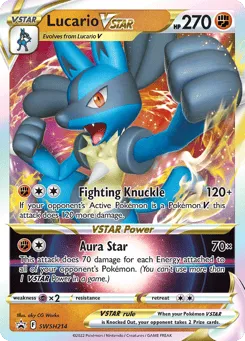 Lucario VSTAR SWSH214 SWSH Black Star Promos
