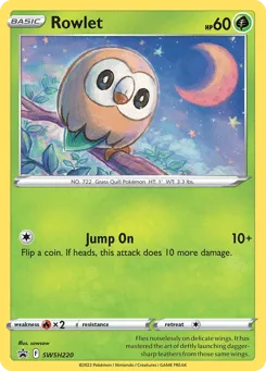 Rowlet SWSH220 SWSH Black Star Promos
