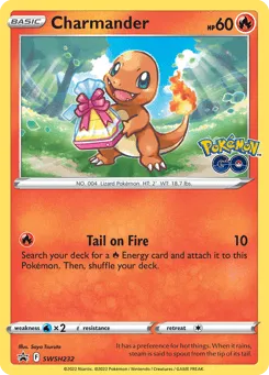 Charmander SWSH232 SWSH Black Star Promos