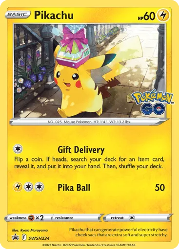 Pikachu SWSH234 SWSH Black Star Promos