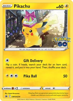 Pikachu SWSH234 SWSH Black Star Promos