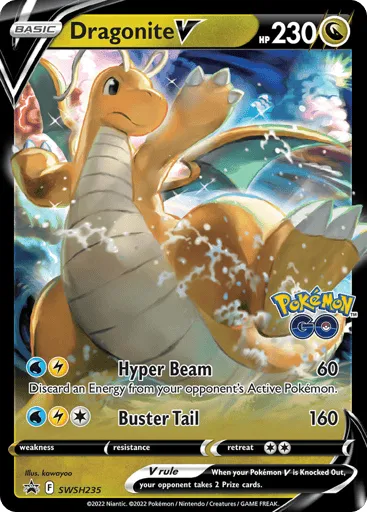 Dragonite V SWSH235 SWSH Black Star Promos