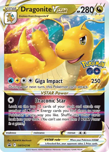 Dragonite VSTAR SWSH236 SWSH Black Star Promos