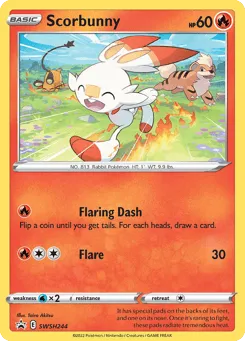 Scorbunny SWSH244 SWSH Black Star Promos