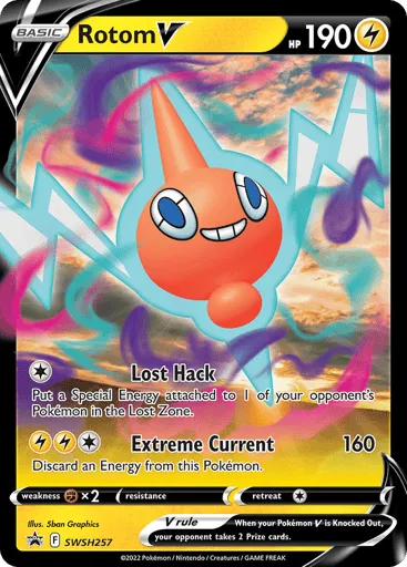 Rotom V SWSH257 SWSH Black Star Promos