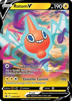 Rotom V SWSH257 SWSH Black Star Promos