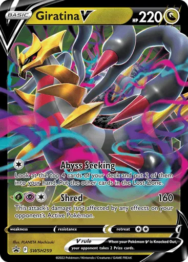 Giratina V SWSH259 SWSH Black Star Promos
