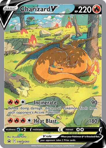 Charizard V SWSH260 SWSH Black Star Promos