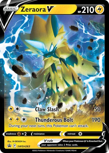 Zeraora V SWSH263 SWSH Black Star Promos