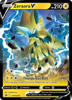 Zeraora V SWSH263 SWSH Black Star Promos