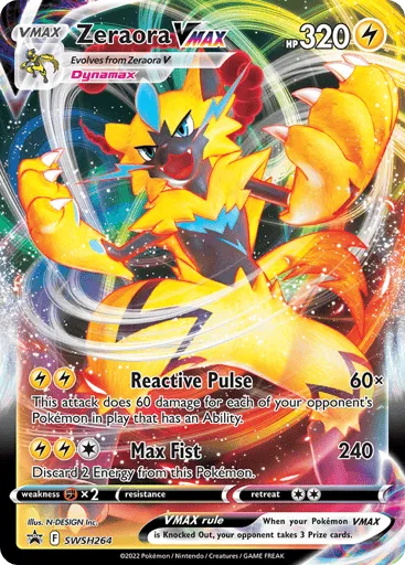 Zeraora VMAX SWSH264 SWSH Black Star Promos
