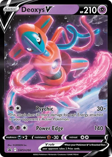 Deoxys V SWSH266 SWSH Black Star Promos