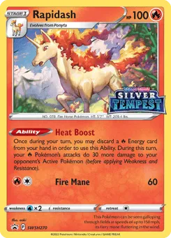 Rapidash SWSH270 SWSH Black Star Promos