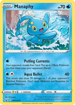 Manaphy SWSH275 SWSH Black Star Promos