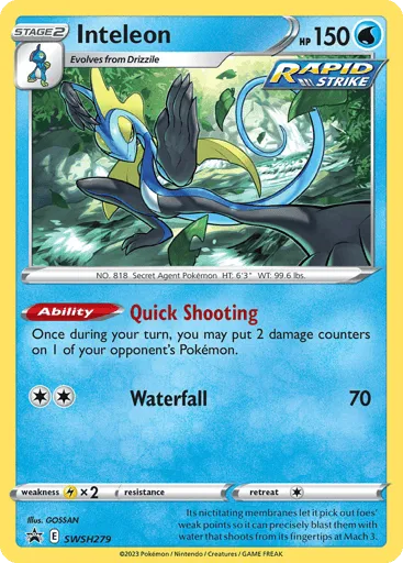 Inteleon SWSH279 SWSH Black Star Promos