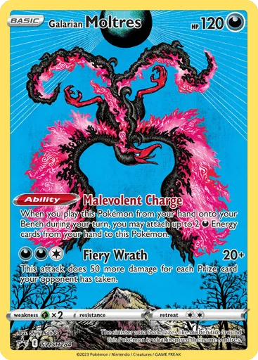 Galarian Moltres SWSH284 SWSH Black Star Promos