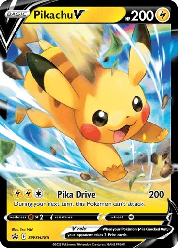Pikachu V SWSH285 SWSH Black Star Promos