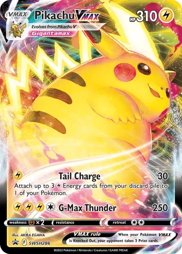 Pikachu VMAX SWSH286 SWSH Black Star Promos