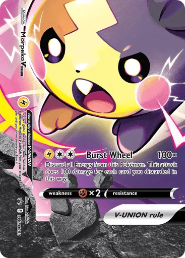 Morpeko V-UNION SWSH289 SWSH Black Star Promos