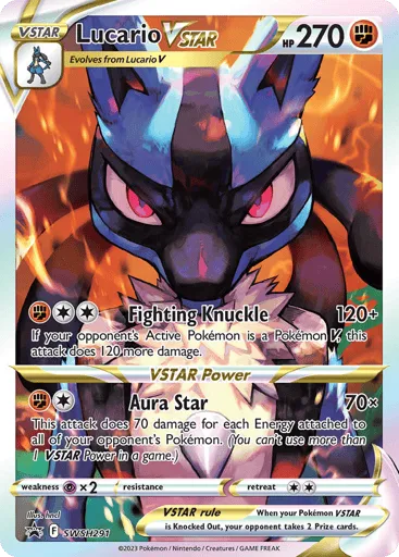 Lucario VSTAR SWSH291 SWSH Black Star Promos