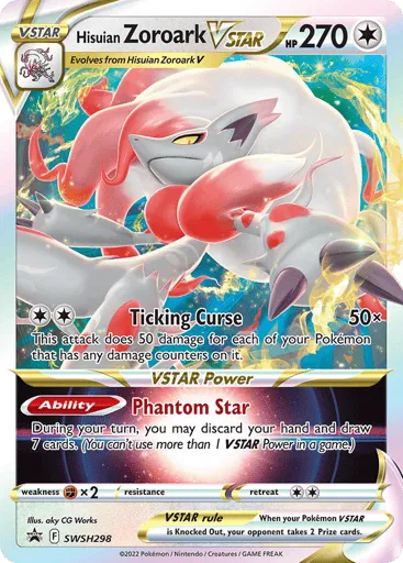 Hisuian Zoroark VSTAR SWSH298 SWSH Black Star Promos