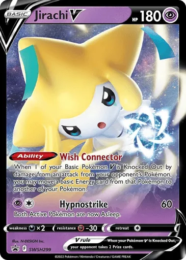 Jirachi V SWSH299 SWSH Black Star Promos