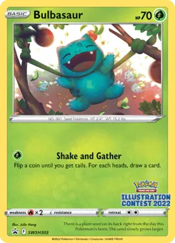 Bulbasaur SWSH303 SWSH Black Star Promos