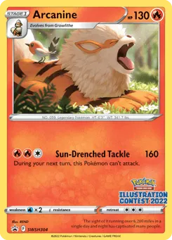 Arcanine SWSH304 SWSH Black Star Promos