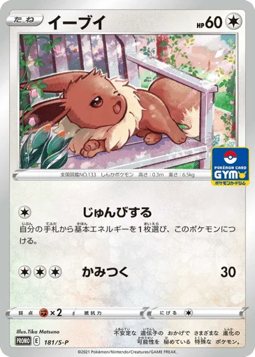 Eevee 181/S-P Sword & Shield Promos