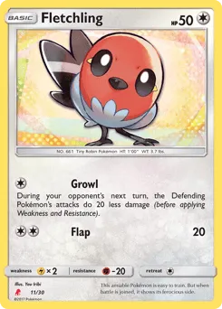 Fletchling 11/30 SM Trainer Kit Lycanroc