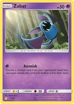 Zubat 11/30 SM Trainer Kit Alolan Raichu