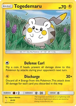Togedemaru 26/30 SM Trainer Kit Alolan Raichu