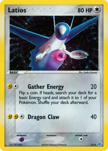 Latios 2/10 EX Trainer Kit Latios