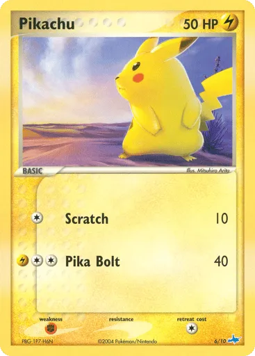 Pikachu 6/10 EX Trainer Kit Latios
