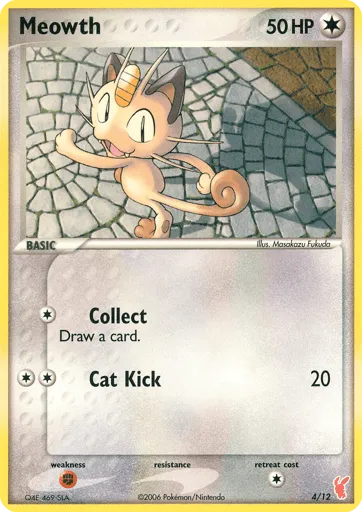 Meowth 4/12 EX Trainer Kit 2 Plusle