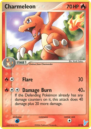 Charmeleon 3/12 EX Trainer Kit 2 Minun