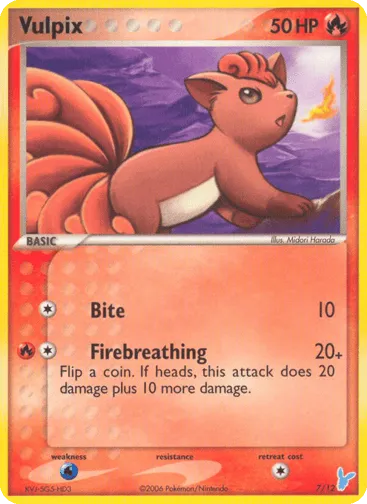 Vulpix 7/12 EX Trainer Kit 2 Minun