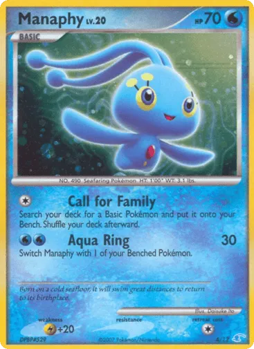 Manaphy 4/12 DP Trainer Kit Manaphy