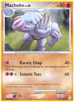 Machoke 4/11 DP Trainer Kit Lucario