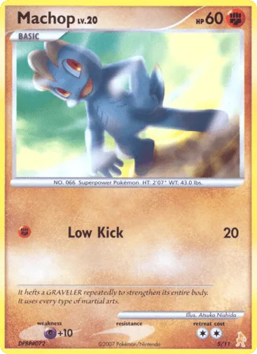 Machop 5/11 DP Trainer Kit Lucario