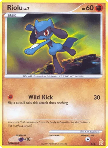 Riolu 6/11 DP Trainer Kit Lucario