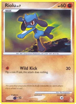 Riolu 6/11 DP Trainer Kit Lucario
